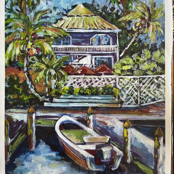 Modern Art signed PRINT by artist Marie C. Dyer  8x10 Print - Picture 2 of 3